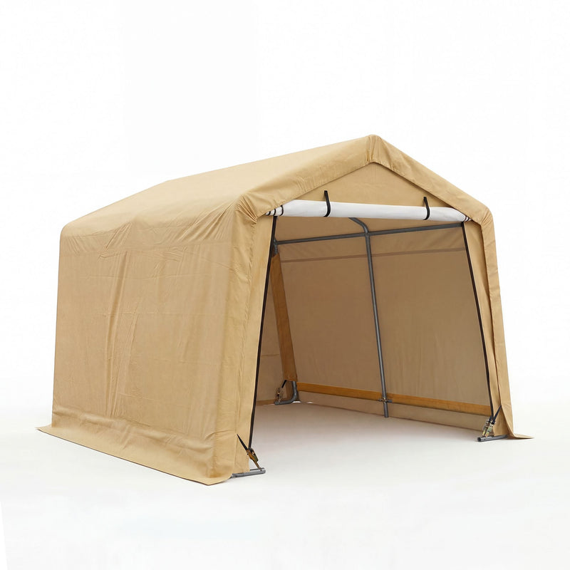 Weatherfast Waterproof Storage Shed with UV Protection, 10 x 10 x 8-ft N4