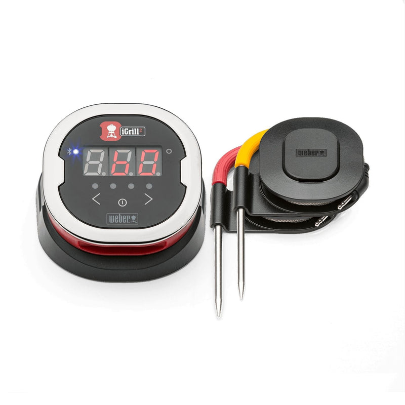 Weber iGrill 2 Bluetooth Meat Thermometer with Stainless Steel Probes B3