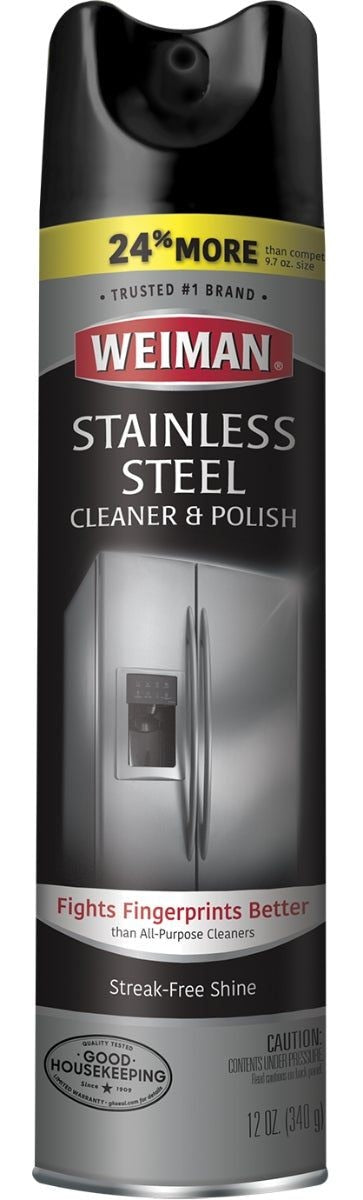 Weiman Stainless Steel Cleaner and Polish Spray, 340-g B7