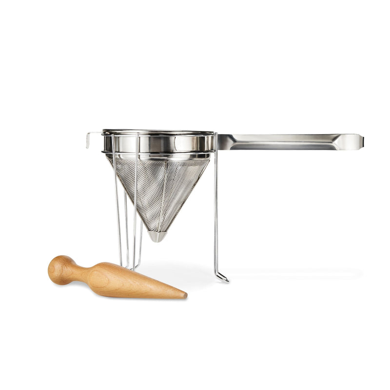 Weston Stainless Steel Cone Strainer and Pestle Set G8