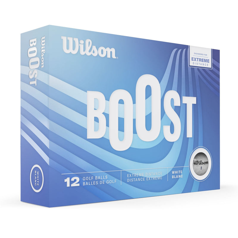 Wilson Boost Golf Ball, Extreme Distance, 12-pk, White T8