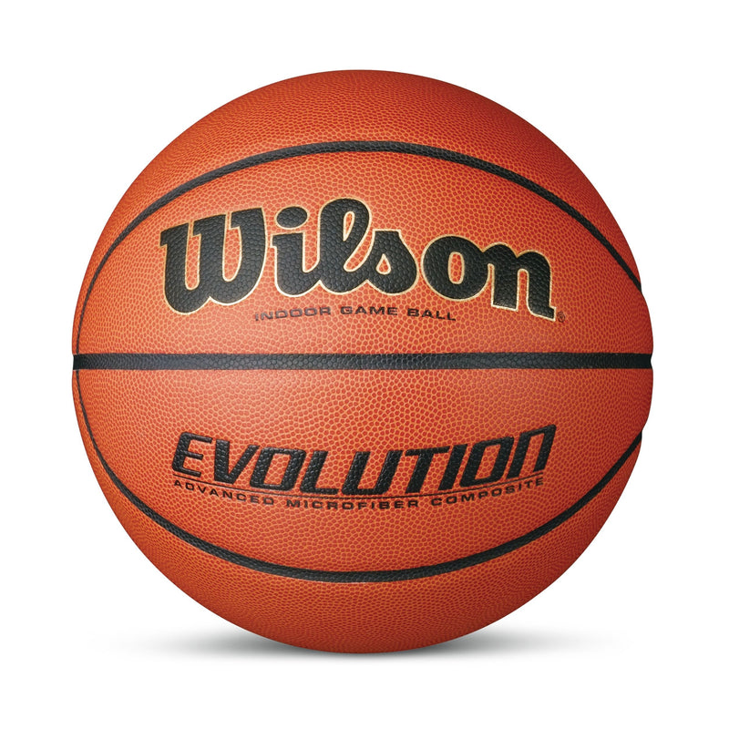 Wilson Evolution Indoor Composite Game Basketball, Official Size 7 (29.5-in) D1