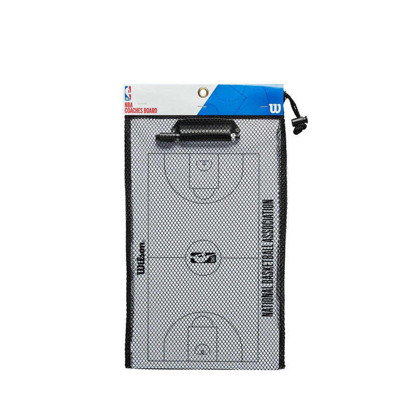 Wilson NBA Coaches Dry Wipe Erase Board, Plastic, White J0