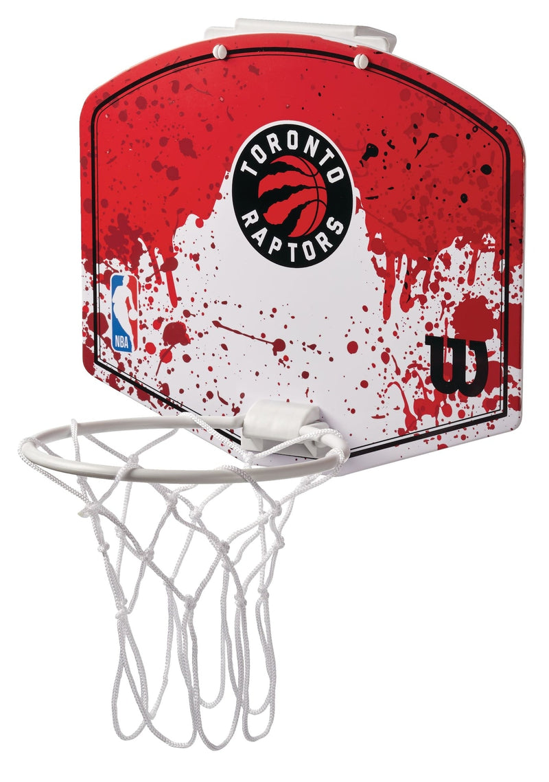 Wilson NBA Toronto Raptors Over-The-Door Mini Basketball Hoop & Net Set withBall G2