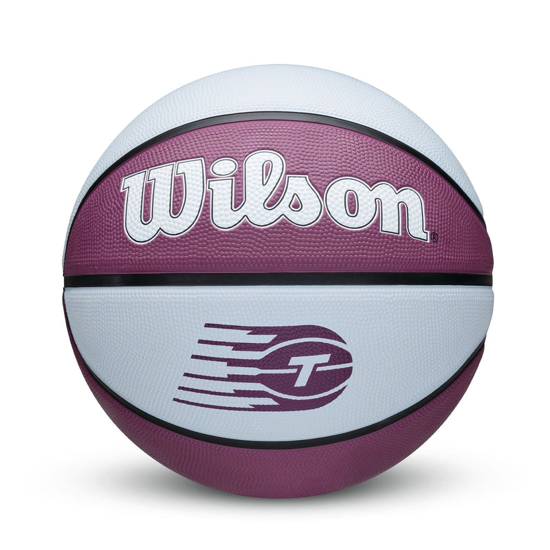 Wilson WNBA Toronto Tempo Team Tribute Basketball, Official Size 6 (28.5-in), Purple C2