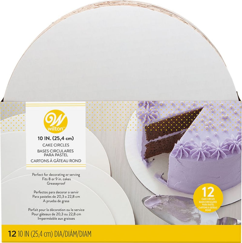 Wilton Cake Circles, 10-in, 12-pc Y3