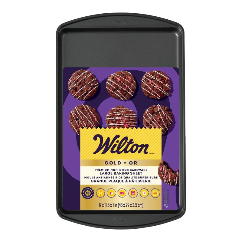 Wilton Gold Premium Non-Stick Bakeware Large Baking Sheet Q0