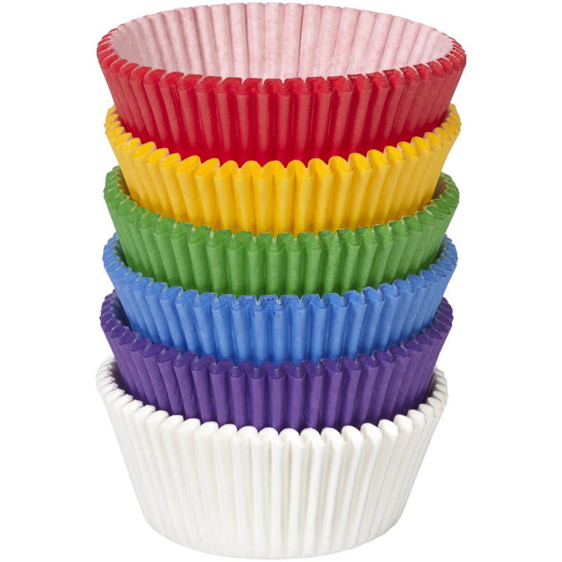 Wilton Paper Baking Cups, Rainbow, 2-in, 150-pk R1