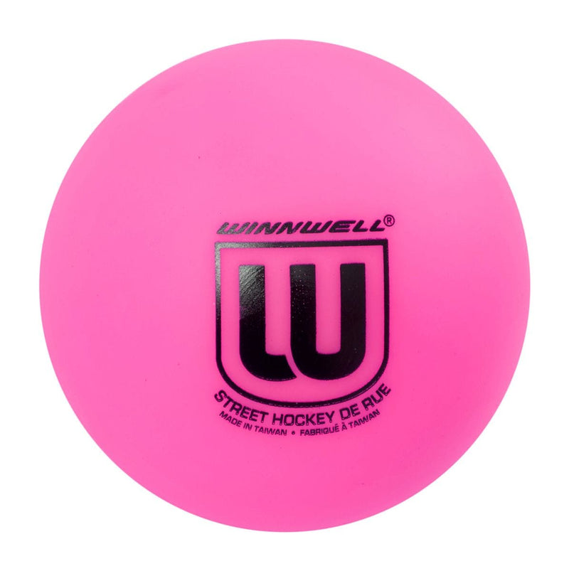 Winnwell Cold Weather Street Hockey Ball, Pink K0