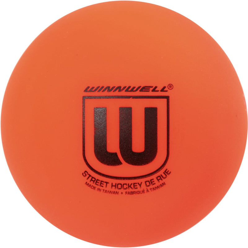 Winnwell Street Hockey Medium Ball, Orange, 65mm, 50g G5