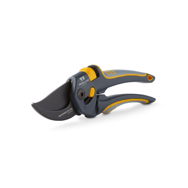 Woodland Tools Super Duty Adjustable MaxForce Bypass Pruner, Ergonomic Grip R1