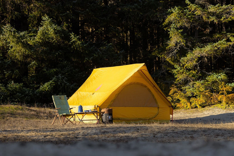 Woods Heritage A-Frame 3-Season, 6-Person Camping Tent with 2-Doors, Rain Fly & Carry Bag Q3