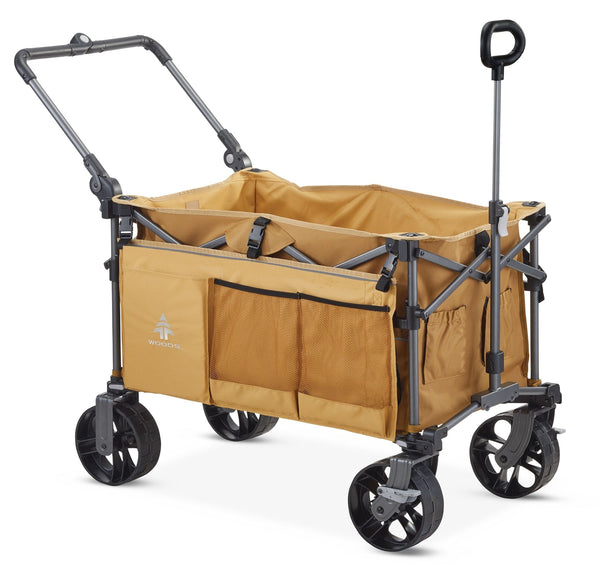 Woods Overlander Fully Equipped Folding Wagon, 102-kg Capacity V1