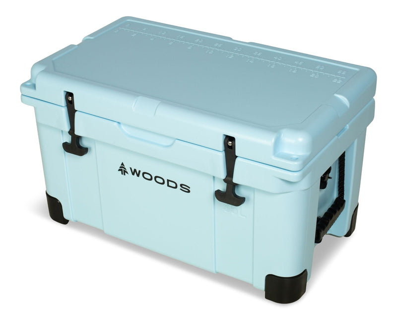 Woods Roto-Moulded Cooler, Light Blue,35 L M5