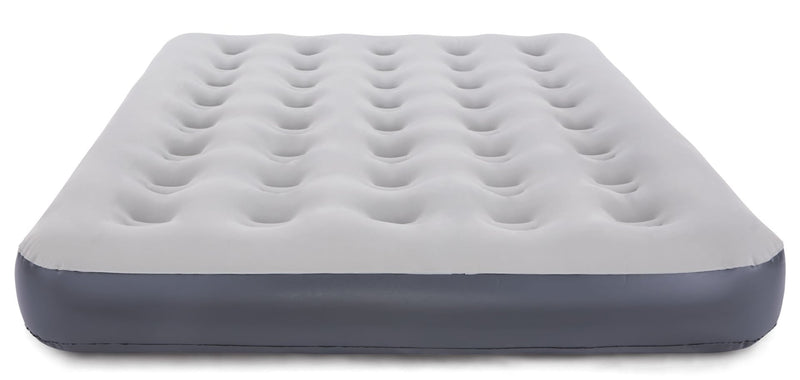 Woods Single-High Inflatable Air Mattress/Airbed with 2-in-1 Pump For AC/DC Outlets, Queen K0