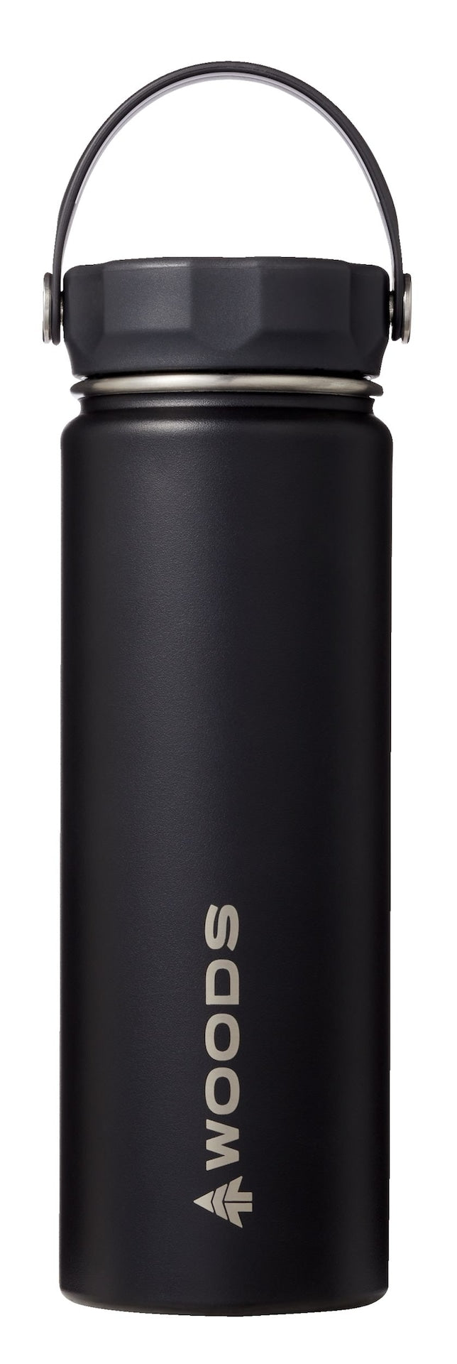 Woods Water Bottle, 22-oz, Stainless Steel, Leak-Proof, Black T5