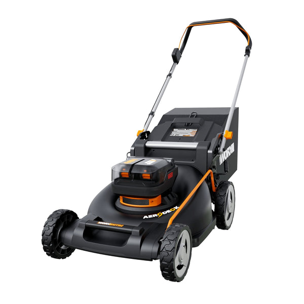 Worx NITRO 3-in-1 40V Push Poly Mower with IntelliCut, 21-in D4