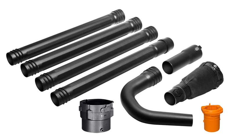 WORX WA4094 Universal Gutter Cleaning Kit for Leaf Blowers, 11-ft S8