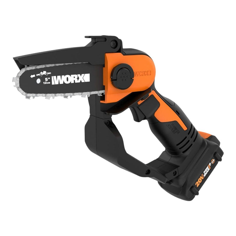 WORX WG324 20V Power Share Cordless Pruningsaw, Battery & Charger Included, 5-in K5