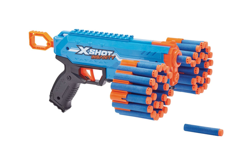 X-Shot Insanity S1 Maniac Dart Pistol with Accessories, 36-Darts, Ages 8+ U4