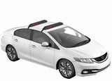 Yakima EasyTop Instant Roof Rack System, Black, 2-pc