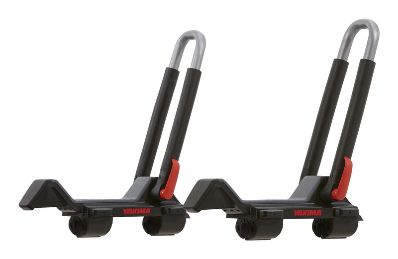 Yakima JayLow J-Cradle Roof Top Mount Kayak Rack with Tie-Downs, 2-pc X4