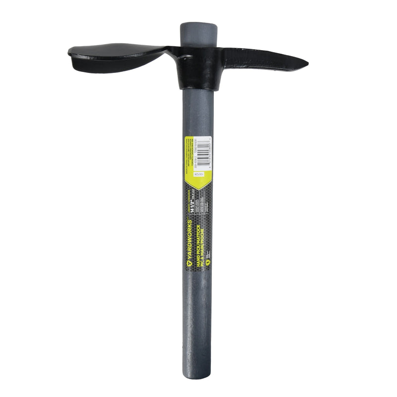 Yardworks 10-in 2.5-lb Hand Pick/Mattock, Hardwood Shaft H3