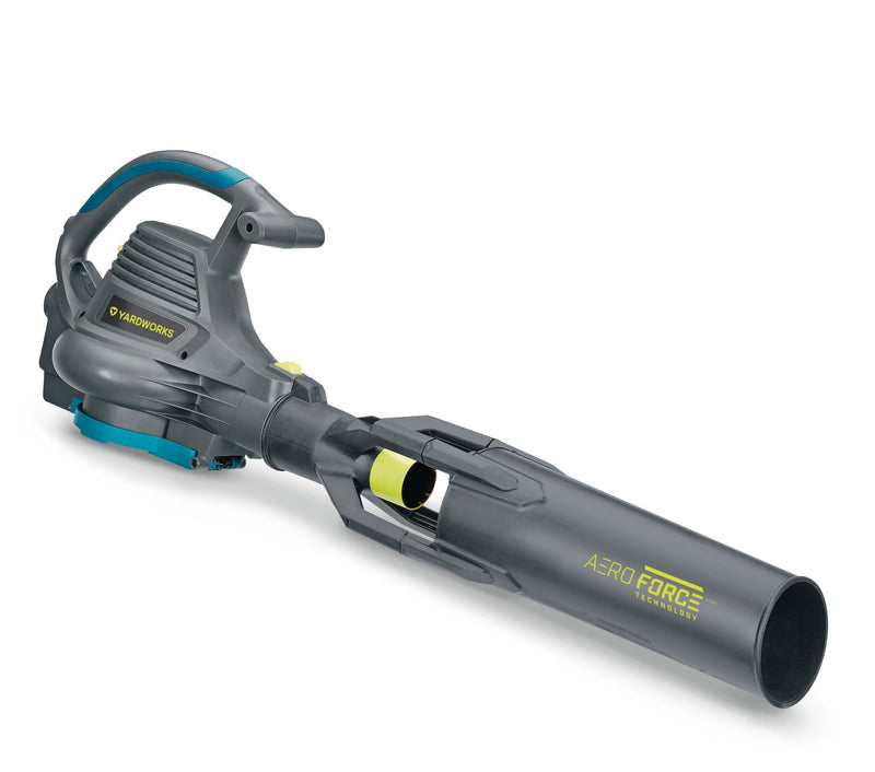 Yardworks 12 Amp Electric Leaf Blower/Vacuum with Aero Force Technology Black N7
