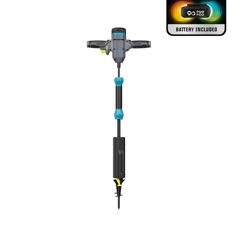 Yardworks 20V Cordless Lawn Weeder, with PWR POD 2.0Ah Battery and Charger Q1