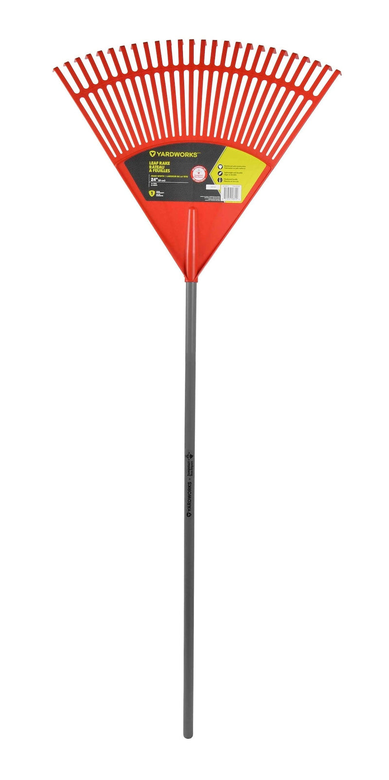 Yardworks Jumpstart Rake, Lightweight, 24-in R9