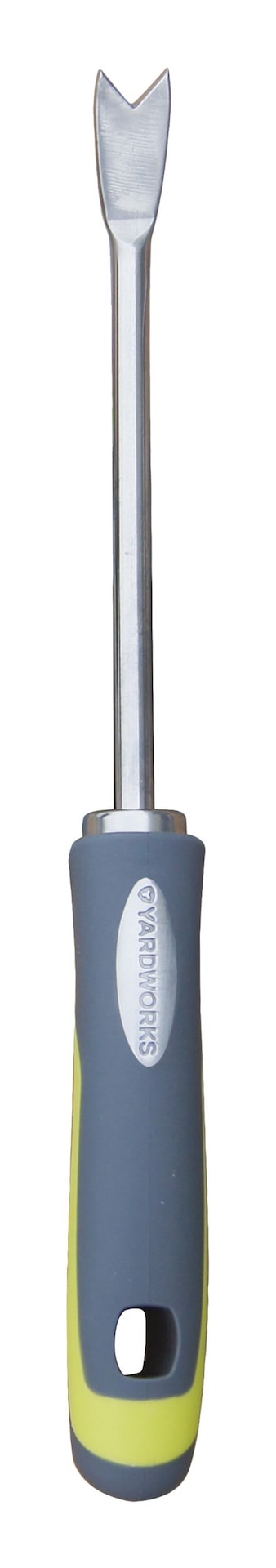 Yardworks Stainless-Steel Hand Weeder with Rubber Handle C3