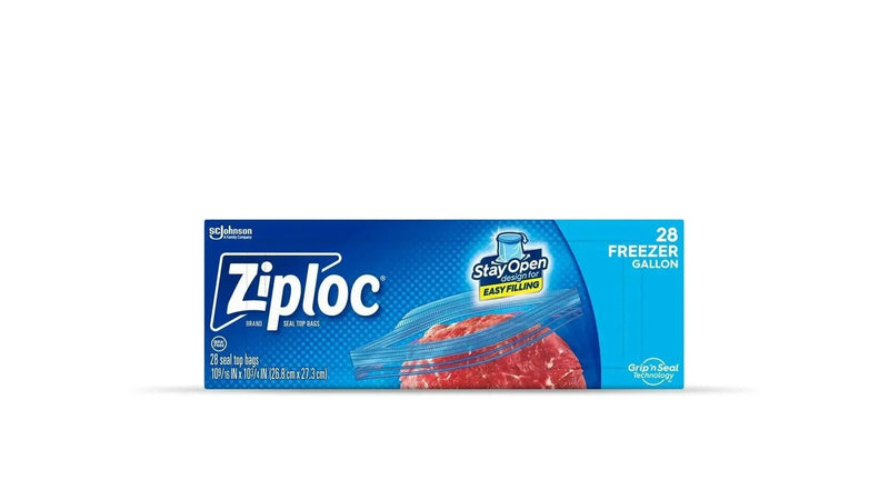 Ziploc Large Freezer Bags Value Pack, 3.7-L, 32-pk N3