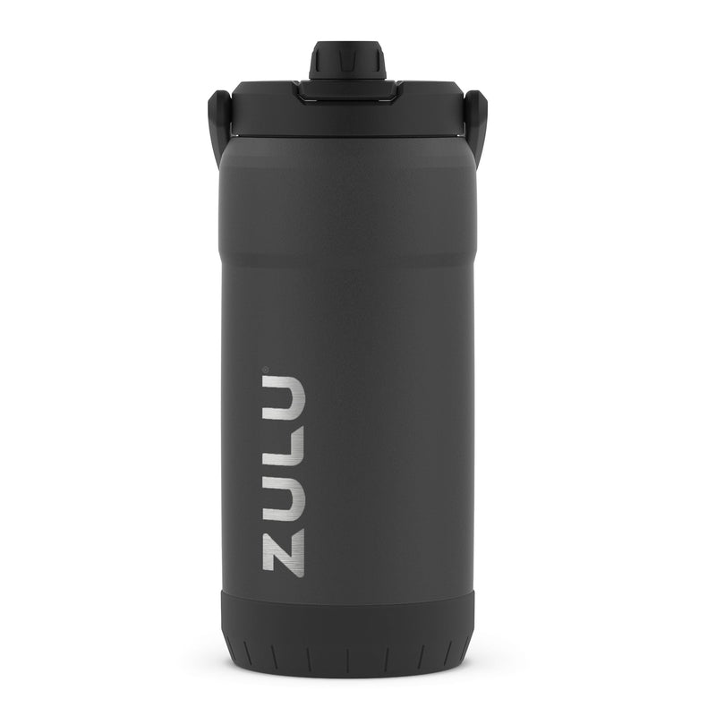 Zulu Mammoth Vacuum Insulated Stainless Steel Water Jug, 101-oz, Black, with Leakproof Lid M2