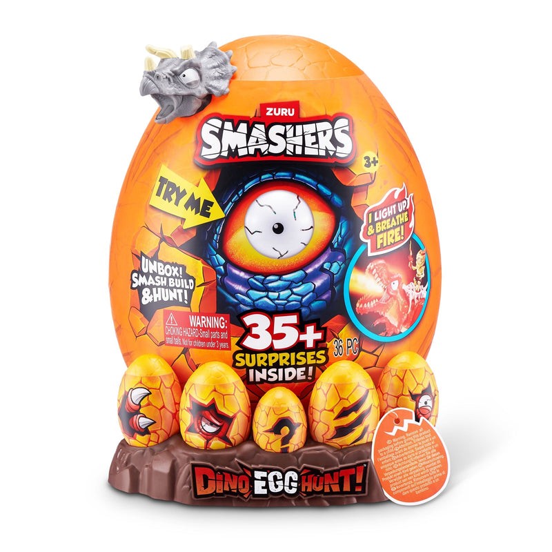 Zuru Smashers Dino Egg Hunt Mystery Playset Capsule for Ages 3+, Assorted Figures P3