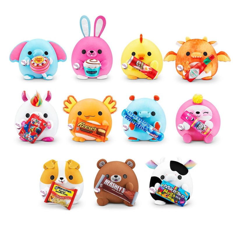 ZURU Snackles Collectible Plush Toy, Medium, 14-in, Assorted A8