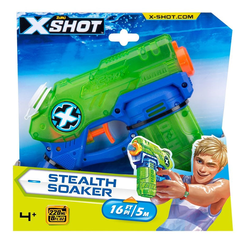 ZURU X-Shot Stealth Soaker Water Blaster, Kids' Outdoor Summer Water Toy, Age 4+ V8